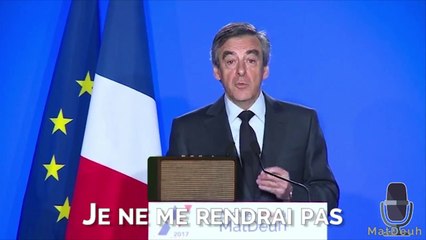Je ne me rendrai pas (La chanson de Fillon)
