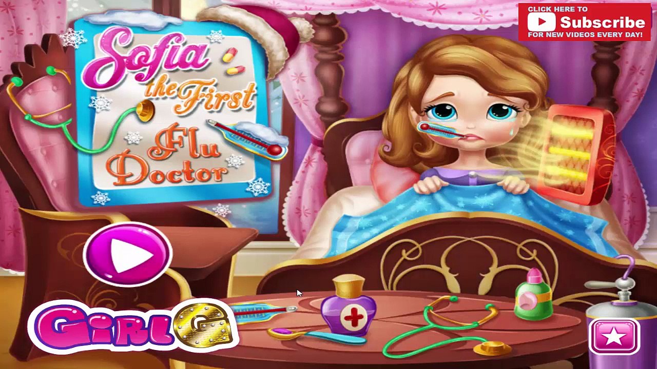 Sick Princess Sofia the First Flu Doctor - Injured Sofia at Doctors Full Kids Game Episode