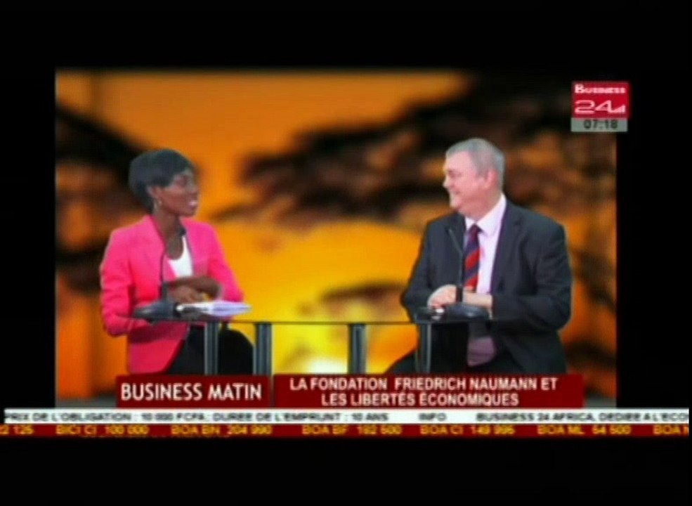 Business 24 - Business Matin - A la Une - La fondation Friedrich Naumann et les libertés économiques