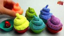 Play-Doh Cono de Helado | Aprender los Colores con el Débil Brillo de la Espuma de Aprender los Colores Con Glit