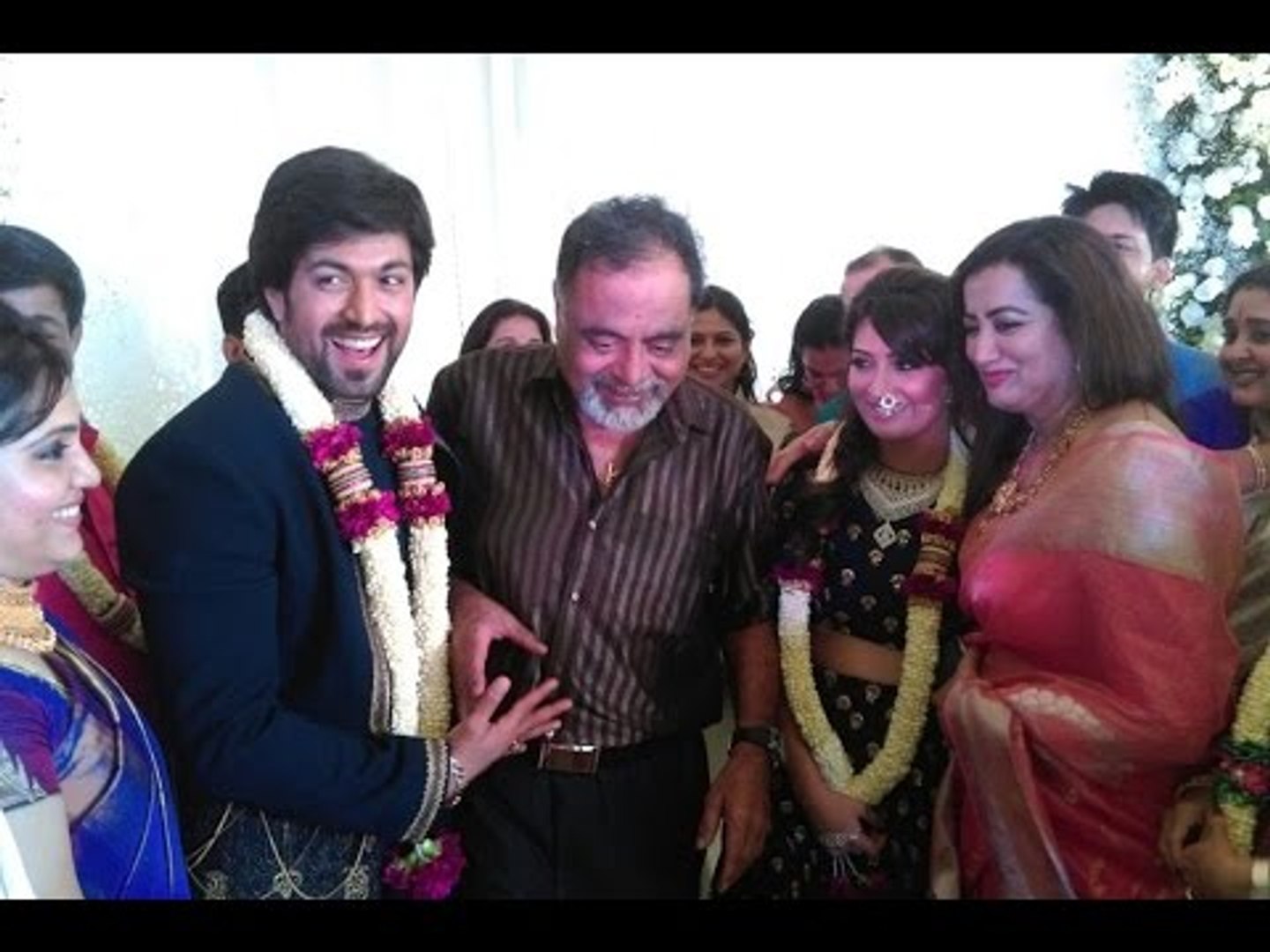 Yash- Radhika Engagement -Ambrish blesses Couple - video Dailymotion