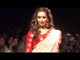 Bipasha Basu sizzles in Assamese Saree at Lakme Fashion Week, watch video | Filmibeat