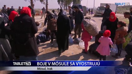 BOJE V MÓSULE SA VYOSTRUJÚ