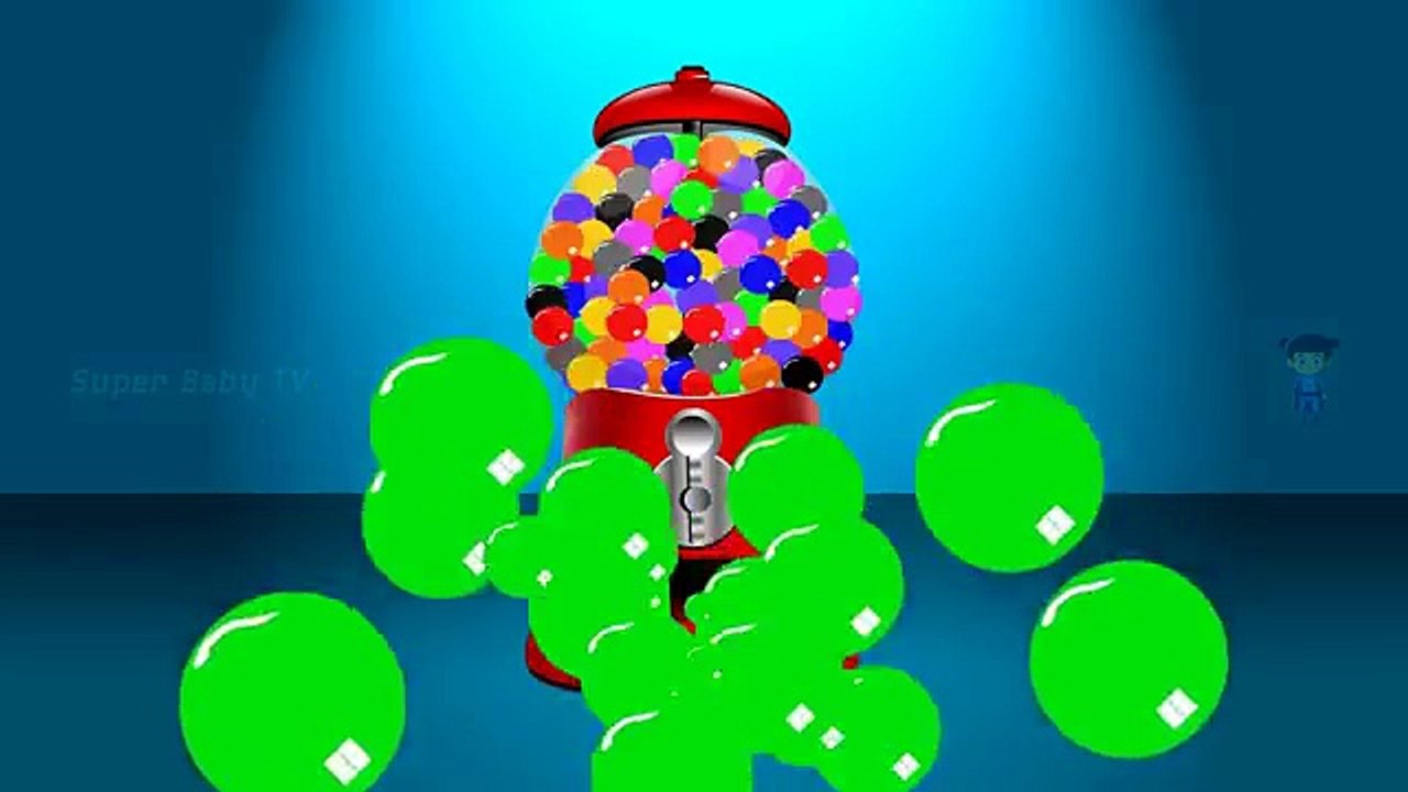 Учим цвета с gumball машина | цвета для детей | дети обучения видео