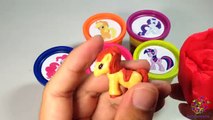 My Little Pony Play Doh Surprise Toys For Learning Colors - Learn Colours with MLP