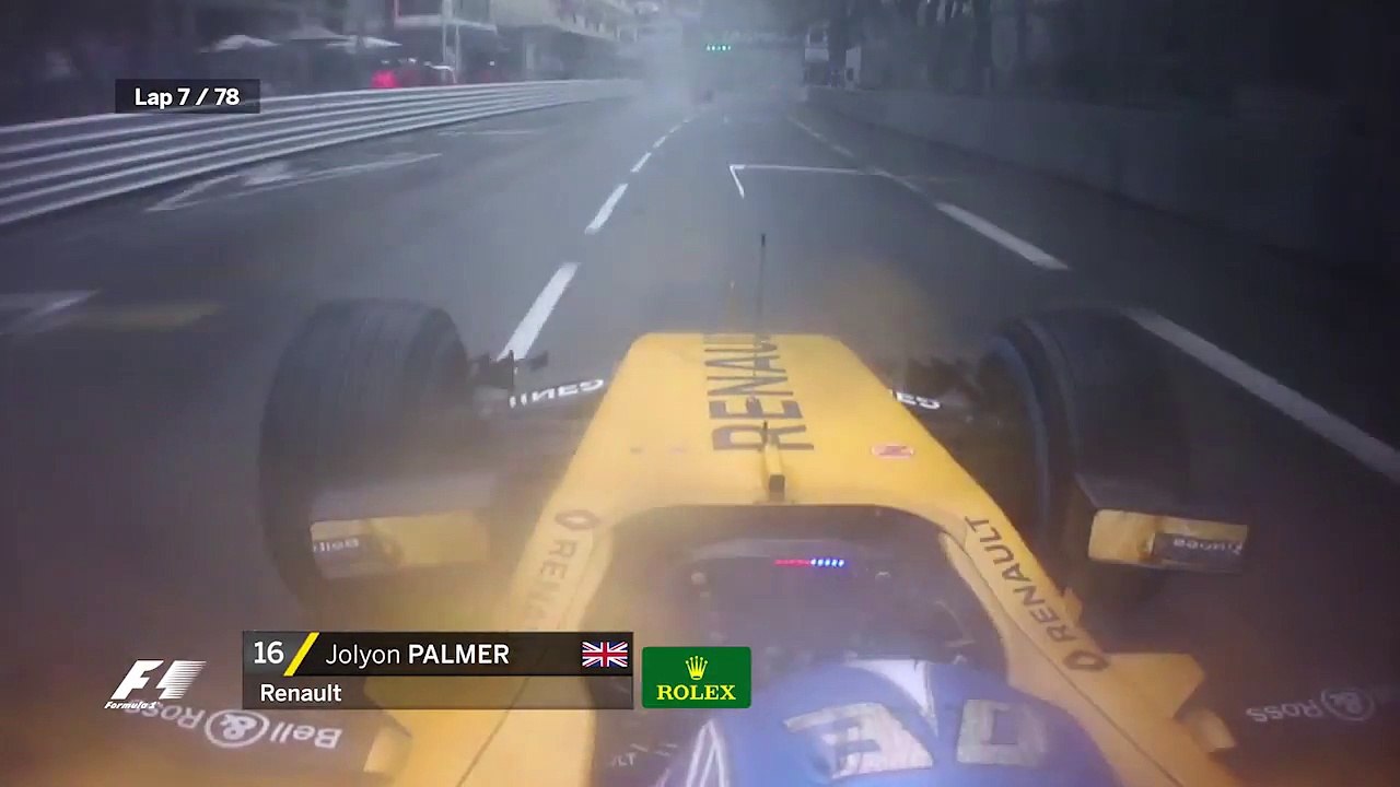 Alonso, Raikkonen & Palmer Crash - F1 is.Unforgiving
