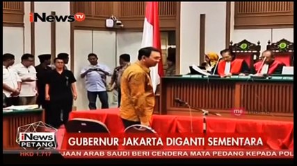 Ahok Digantikan Kembali oleh Plt Gubernur