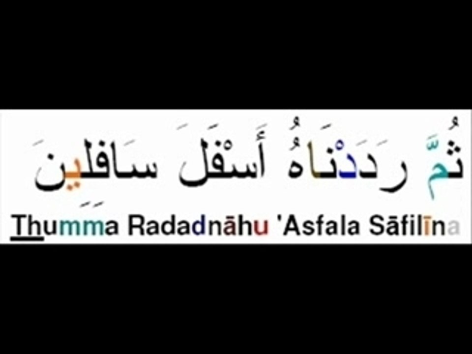 sourate at tin tajwid