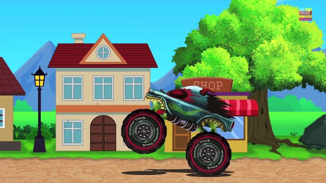 Haunted House Monster Truck - Rudolph The Red Nosed Reindeer | Episode 8