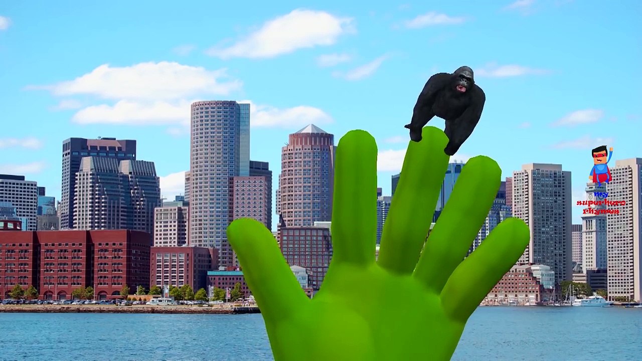 Spiderman Vs Venom Cartoons Singing Finger Family Rhymes | King Kong Vs Godzilla Epic Rap