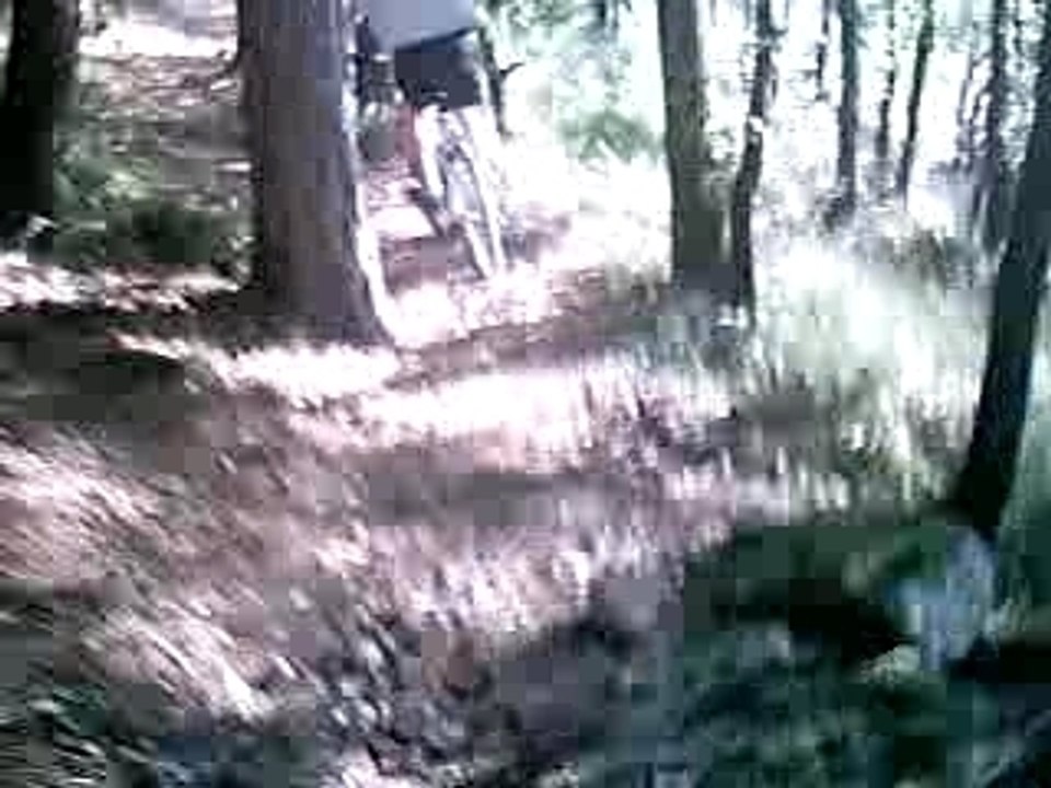 descente vtt ardeche course poursuite
