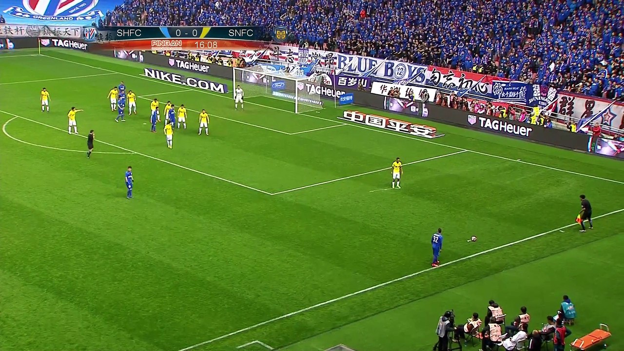 Shanghai Shenhua vs Jiangsu Suning  4-0  All Goals (Carlos Tevez scored on his Chinese Super league debut)05.03.2017(HD)