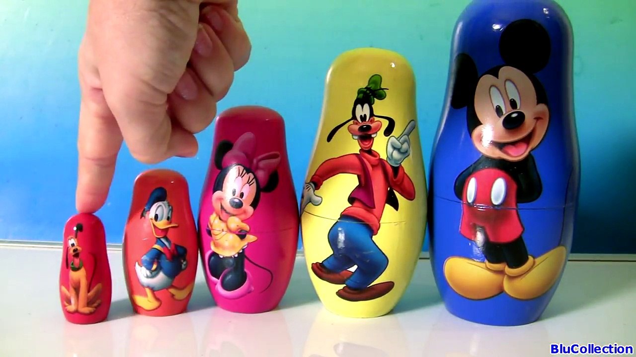 Baby Mickey Mouse Clubhouse Nesting Toys Stacking Cups Goofy Donald