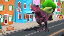 Dinosaurs Finger Family Nursery Rhymes For Babies | Dinosaurs Cartoons For Kids | T-rex Vi