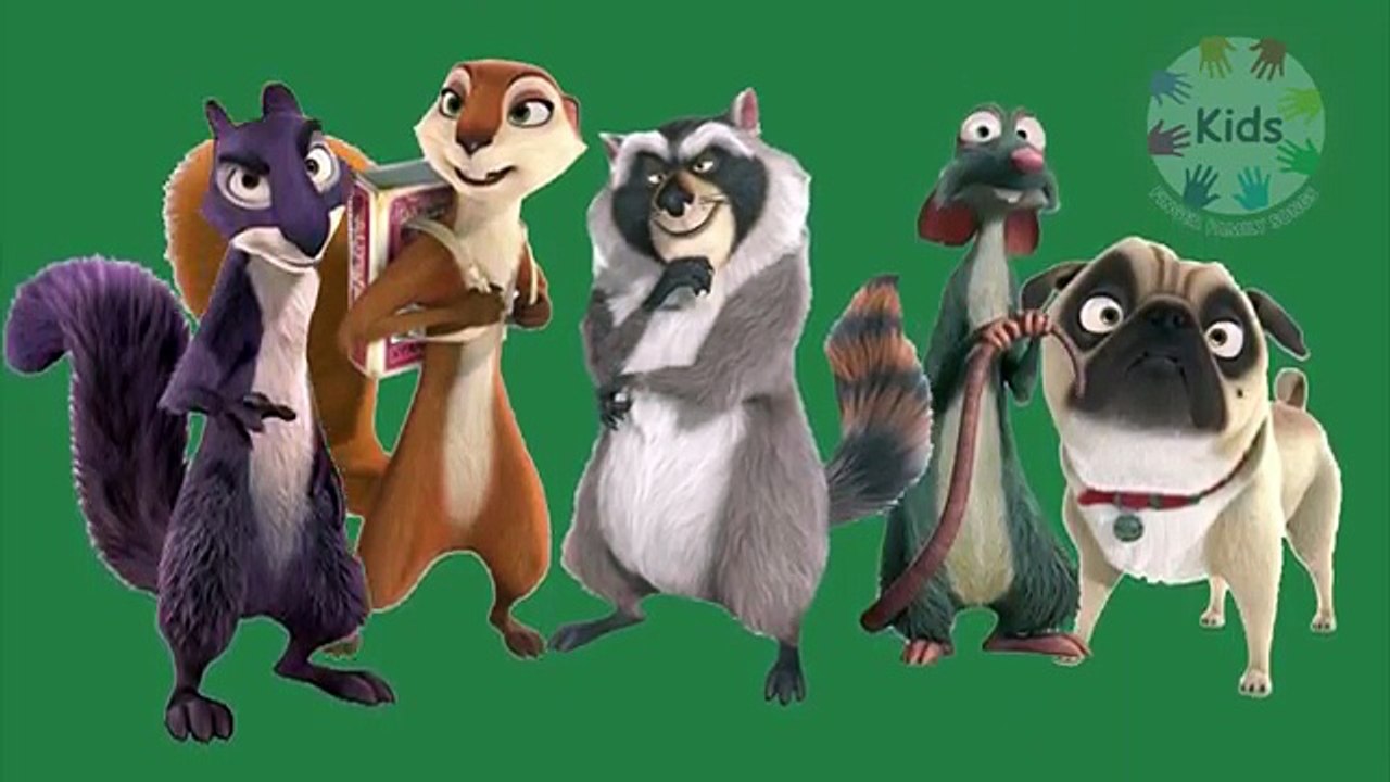 The Nut Job Finger Family Song | Finger Family Nursery Rhymes for Children