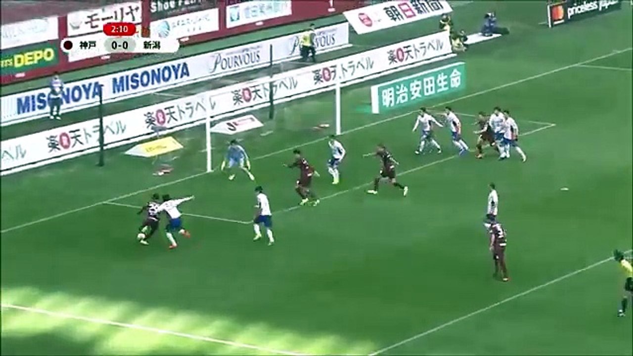 Vissel Kobe 1:0 Niigata (Japanese J League. 4 March 2017)