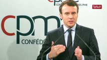 Devant la CPME: Emmanuel Macron prône la simplification du droit du travail