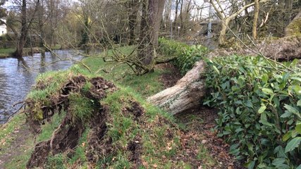 Le vent a soufflé fort à Châteaubriant en cette matinée du lundi 6 mars 2017