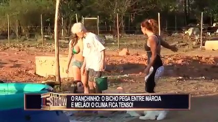 Mulher Melão arranja briga com participantes de O Ranchinho