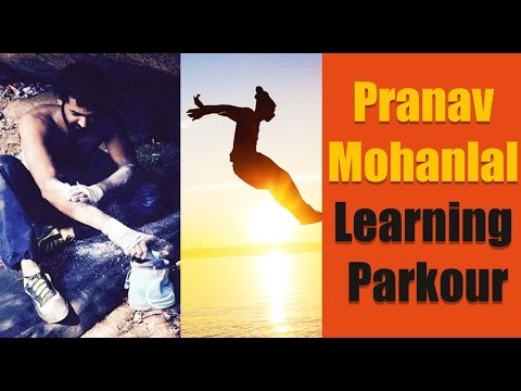 Pranav Mohanlal Busy Learning Parkour | FilmiBeat Malayalam