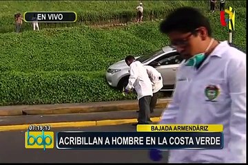 Video herunterladen: Miraflores: acribillan a hombre en bajada Armendariz