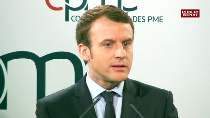 Macron devant la CPME, "c'était une erreur d'imposer les 35h dans toutes les entreprises"