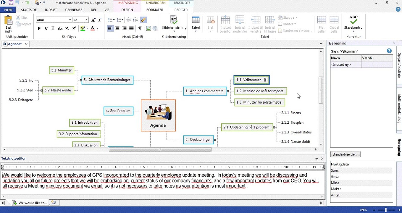MindView 6 - Quickstart Tutorial