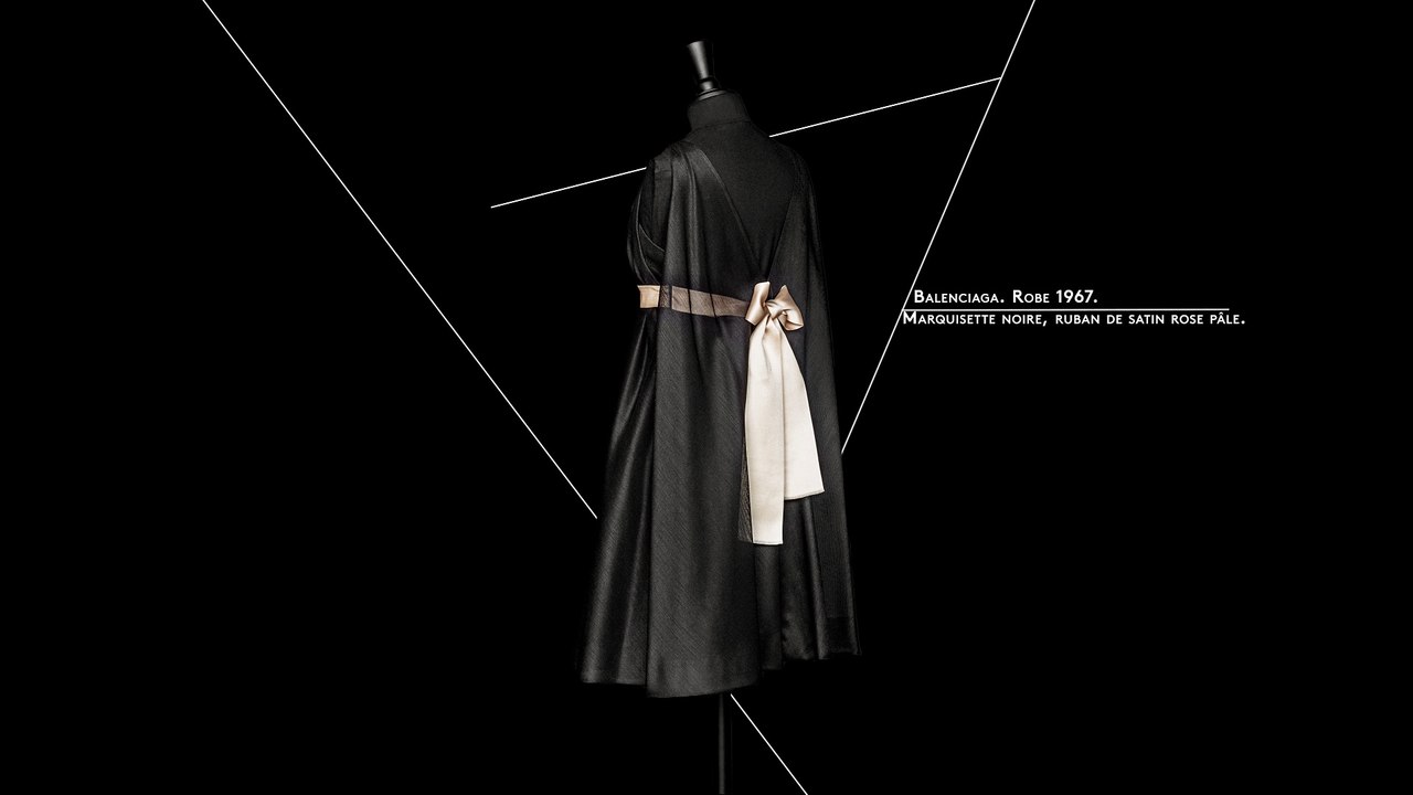 Teaser de l'exposition Balenciaga, l'œuvre au noir | Musée Bourdelle - hors les murs du Palais Galliera