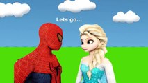 Замороженные elsa Анна замороженные Человек-Паук против против против Халка в школе смешной супергерой видео в режиме реального