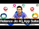 Reliance Jio 4G: Complete Overview of Reliance Jio 4G App Suite #GIZBOT