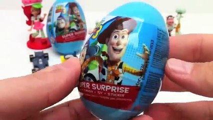 Toy story Surprise Egg Toy Story 3 unboxing ASMR