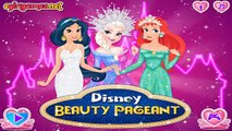 Disney Beauty Pageant - Princesses Elsa Ariel and Jasmine Dress Up Cartoons Game for Kids