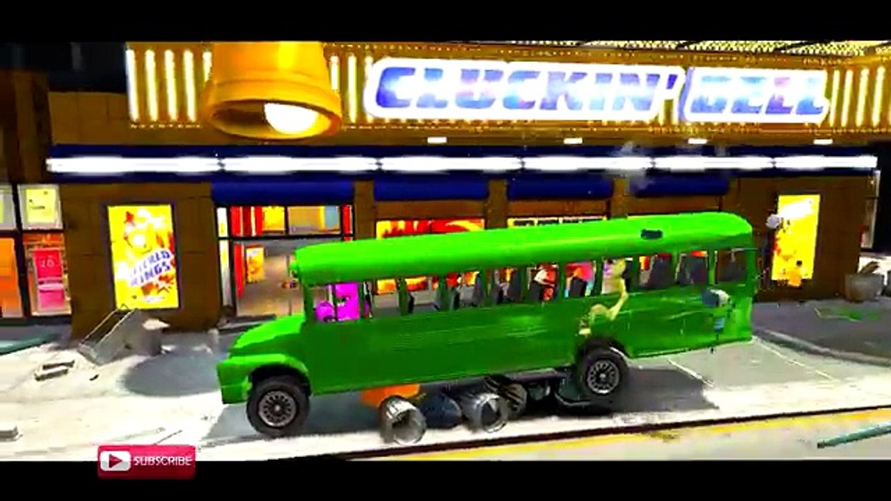 COLORS SCHOOL BUS & TALKING TOM COLORS WITH NURSERY RHYMES FOR KIDS PARTY FOR CHILDREN WIT