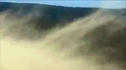 Tempête en Gironde : ça souffle fort en haut de la dune du Pilat