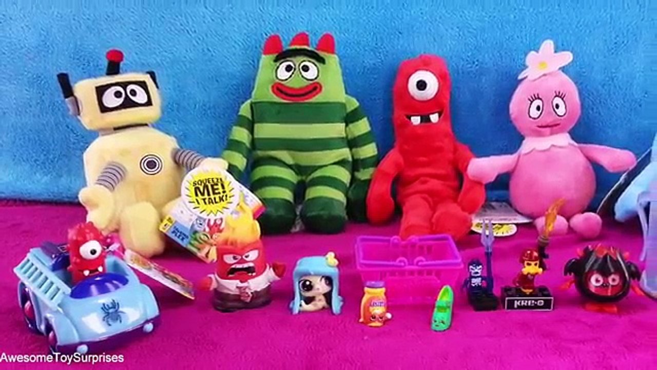 Yo Gabba Gabba Play-Doh Surprise Eggs Plex & Muno Toodee Foofa & Brobee