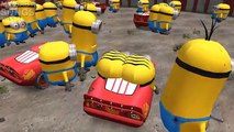 Minions COLORS & Lightning McQueen Cars - Finger Family Nursery Rhyme And Kids Songs