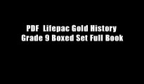 PDF  Lifepac Gold History Grade 9 Boxed Set Full Book