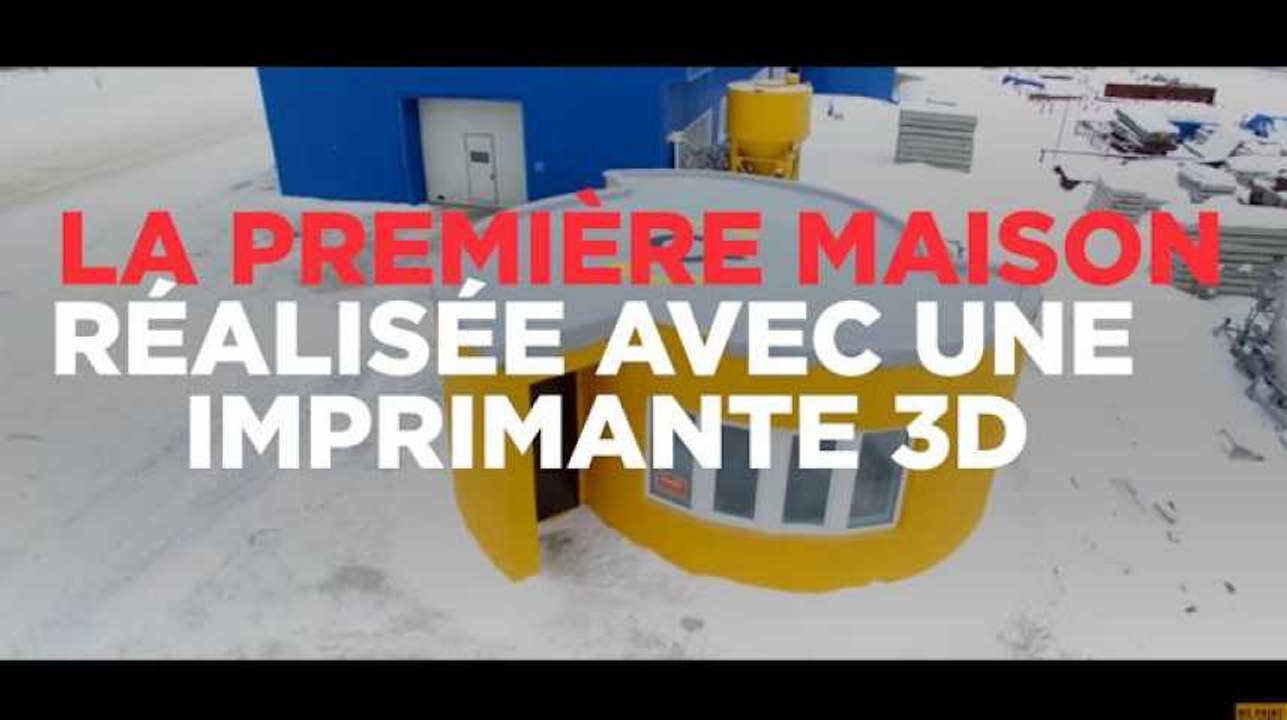 La première maison construite avec une imprimante 3D