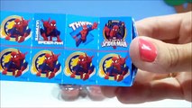 Marvel The Amazing Spider-Man Surprise Eggs Unboxing Huevos Sorpresa Spider Man Kinder Surprise