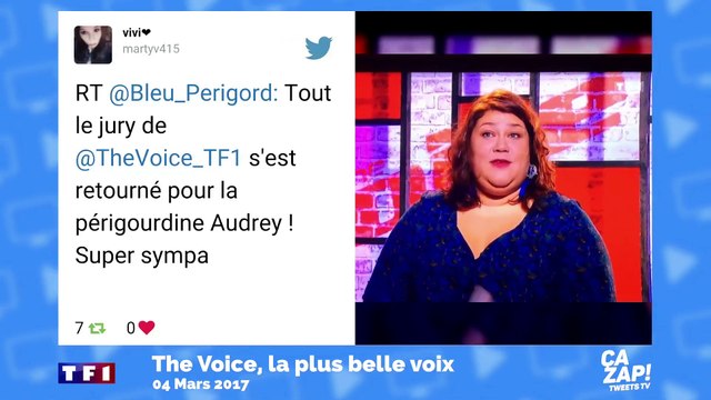 The Voice : les téléspectateurs impressionnés par Audrey !