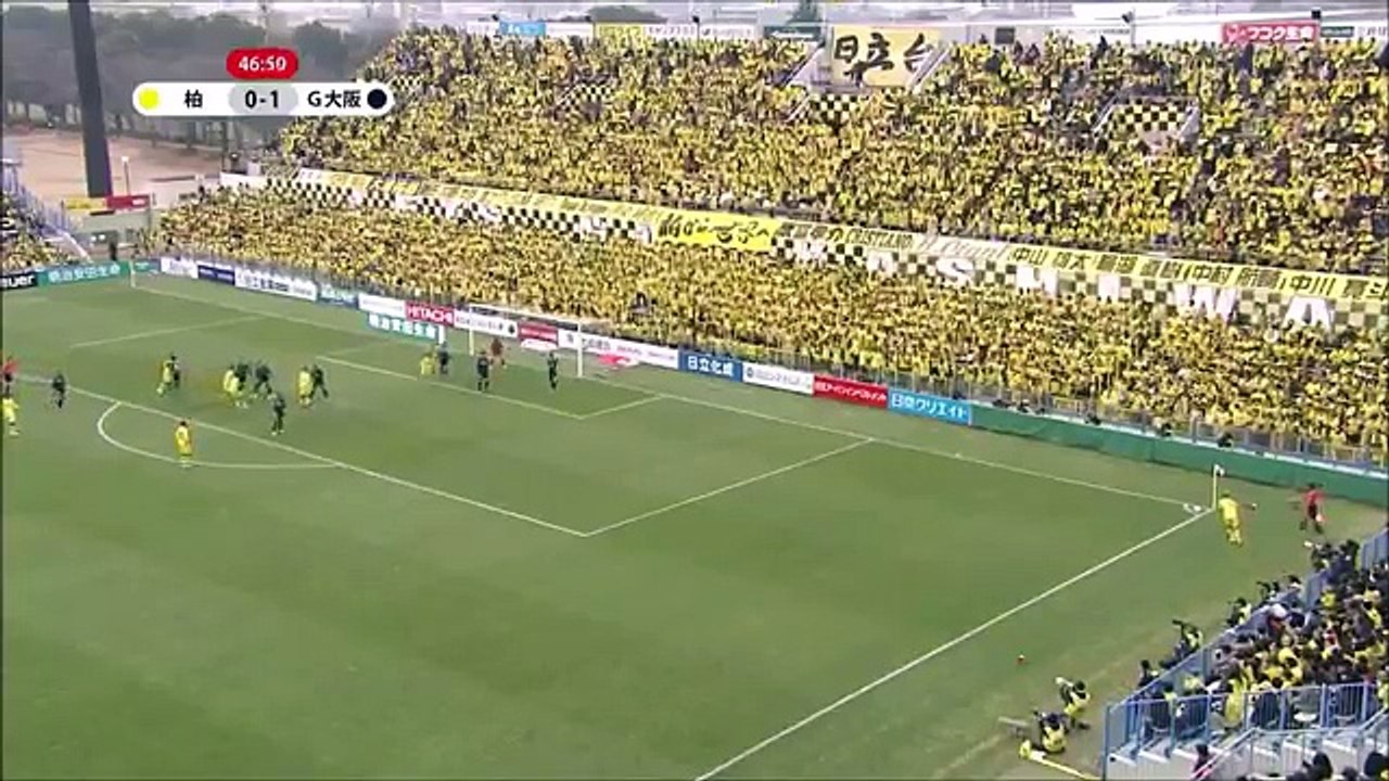 Kashiwa 1:1 Gamba Osaka   (Japanese J League. 5 March 2017)