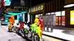 Five Nights at Freddys Freddy Fazbear, Chica, The Puppet, Mangle and Foxy Super Motorbike Action