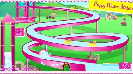 Download Video: Muñeca Barbie de Deslizar y Girar Cachorros Cachorro Agua de la Piscina a Jugar Playset Cookieswirlc Video