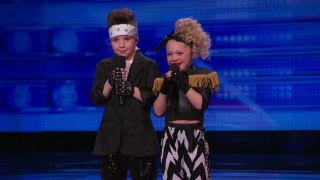 America's Got Talent 2017 S10E01 Elin and Noah Dance To MC Hammer || The Best Kids Dance of America USA