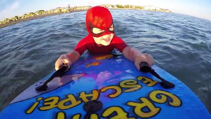 Spiderman vs Venom vs Pcahontas - Bath Time Prank - Real Life Fun Superheroes Movie