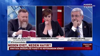 Prof. Dr. Aytuğ Atıcı’nın Mehmet Metiner’e çektiği tarihi ayar