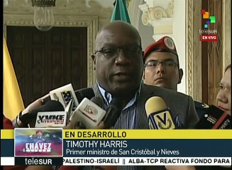 Premier de San Cristóbal y Nieves felicita a Venezuela por su labor