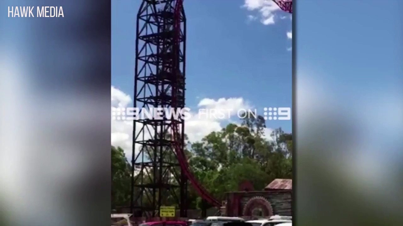 Des passagers bloqués dans un manège du parc d'attractions Dreamworld