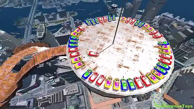 Lightning McQueen Cars Blue Spiderman Cars 2 Nursery Rhymes McQueen (Songs for Children with Action)