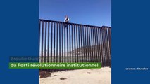 Un élu mexicain escalade la barrière à la frontière étasunienne pour démontrer l'absurdité de la construction d'un mur